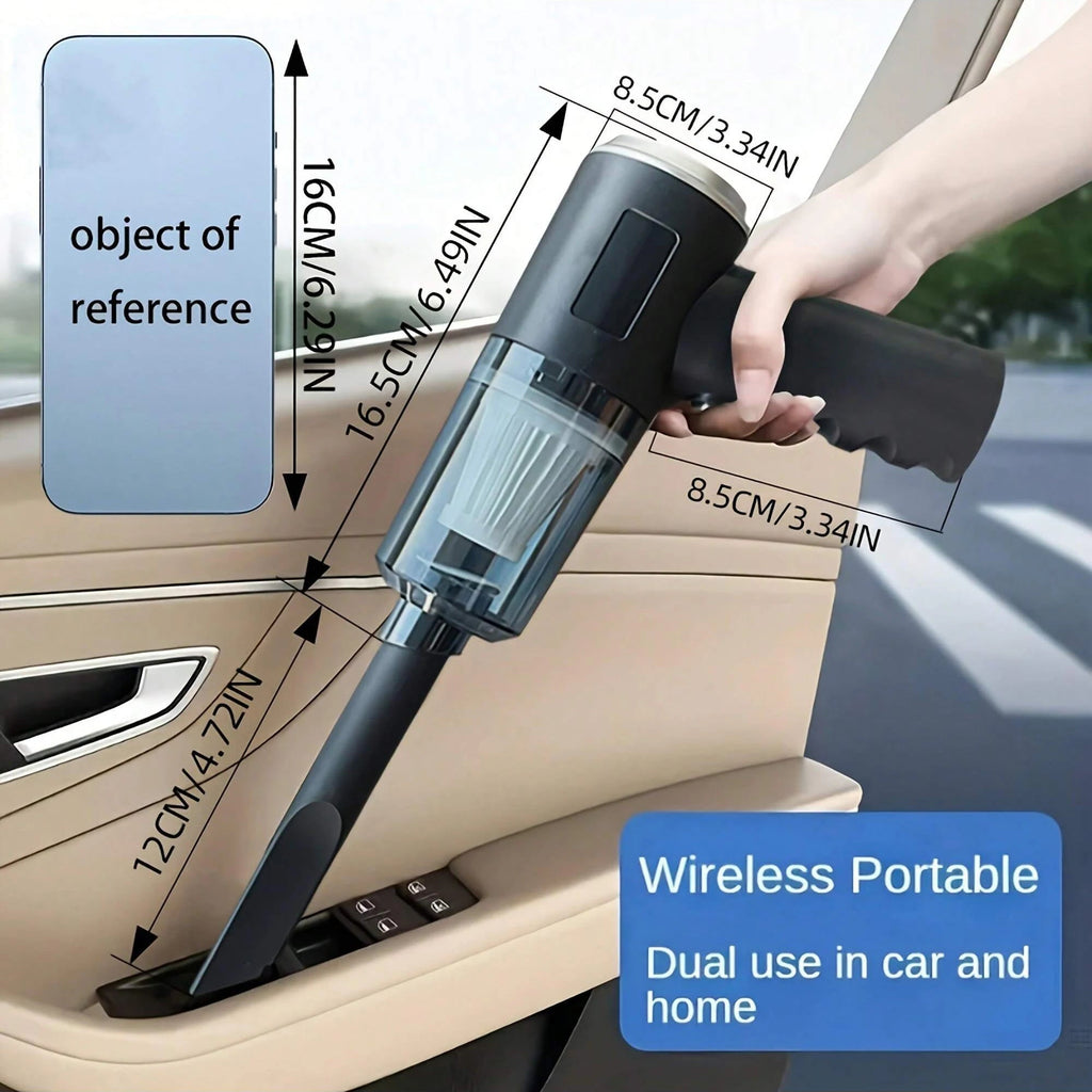 3 - in - 1 Handstaubsauger mit Blas - und Saugfunktion - USB Aufladbar für Auto & Haushalt - KelMix - Shop