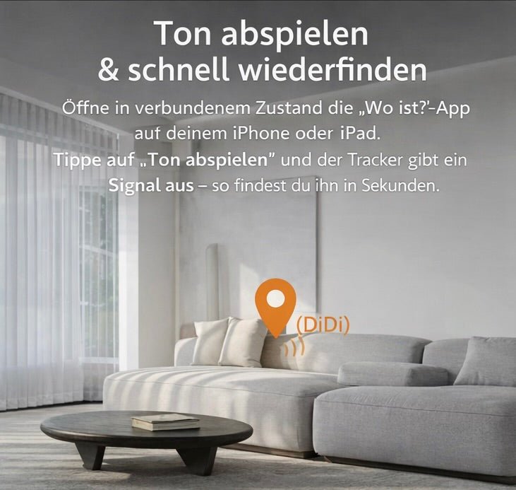 AirTag Bluetooth GPS Tracker - IPX5 Wasserdicht - Sport Tracking Positioner für iPhone FIND MY - KelMix - Shop