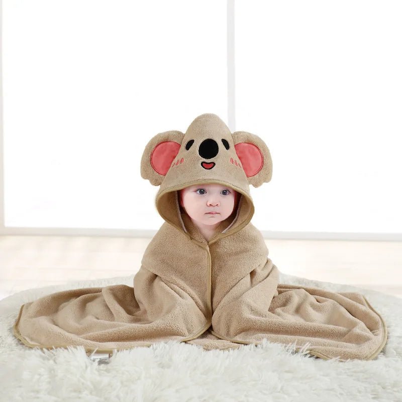 Baby Bademantel mit Kapuze - Kuscheliges Badetuch für Neugeborene & Kleinkinder - KelMix - Shop