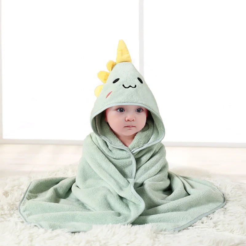 Baby Bademantel mit Kapuze - Kuscheliges Badetuch für Neugeborene & Kleinkinder - KelMix - Shop