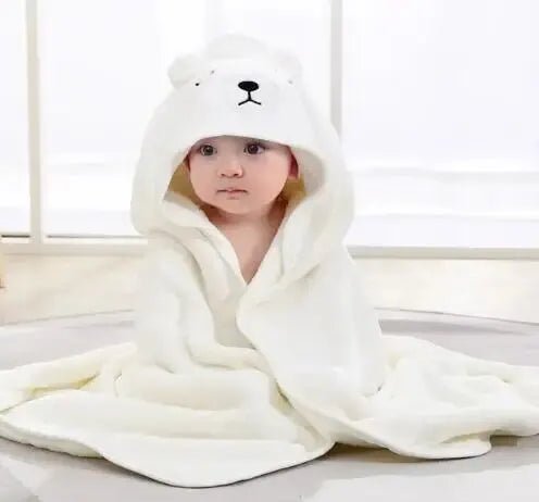 Baby Bademantel mit Kapuze - Kuscheliges Badetuch für Neugeborene & Kleinkinder - KelMix - Shop