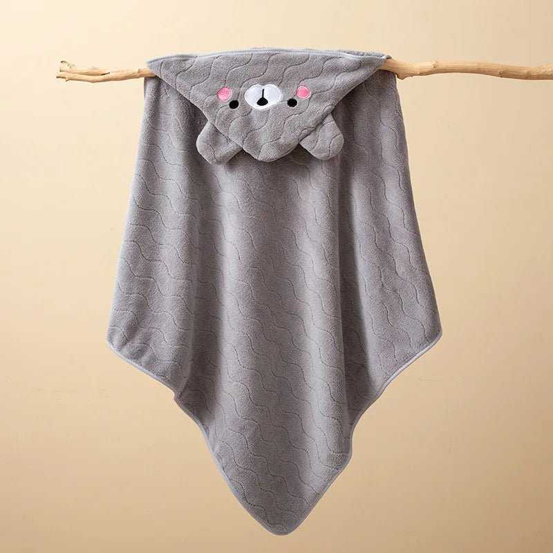 Baby Bademantel mit Kapuze - Kuscheliges Badetuch für Neugeborene & Kleinkinder - KelMix - Shop