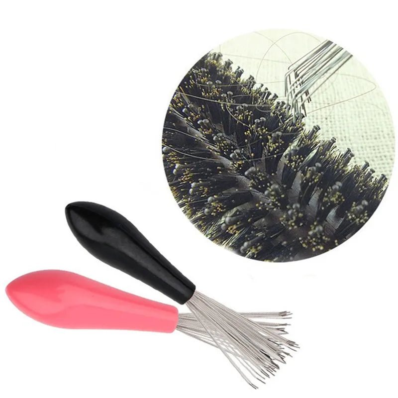 Kamm - Reinigungsbürste mit Kunststoffgriff – Beauty - Tool für saubere Haarbürsten - KelMix - Shop