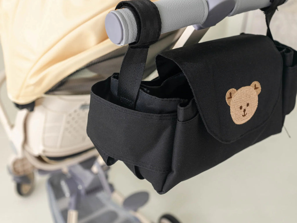 Kinderwagen - Organizer mit Becherhalter - Praktische Aufbewahrungstasche für Buggy & Kinderwagen - KelMix - Shop