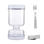 Küchen Pickle Jar - Nass & Trocken Trennung mit Gabeln - KelMix - Shop