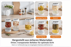 Küchen Pickle Jar - Nass & Trocken Trennung mit Gabeln - KelMix - Shop