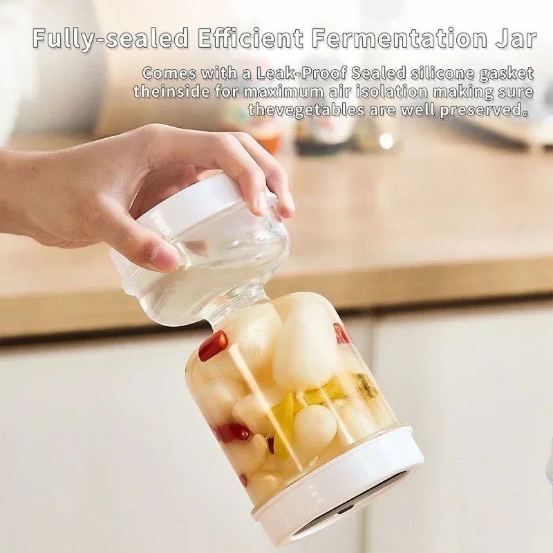 Küchen Pickle Jar - Nass & Trocken Trennung mit Gabeln - KelMix - Shop