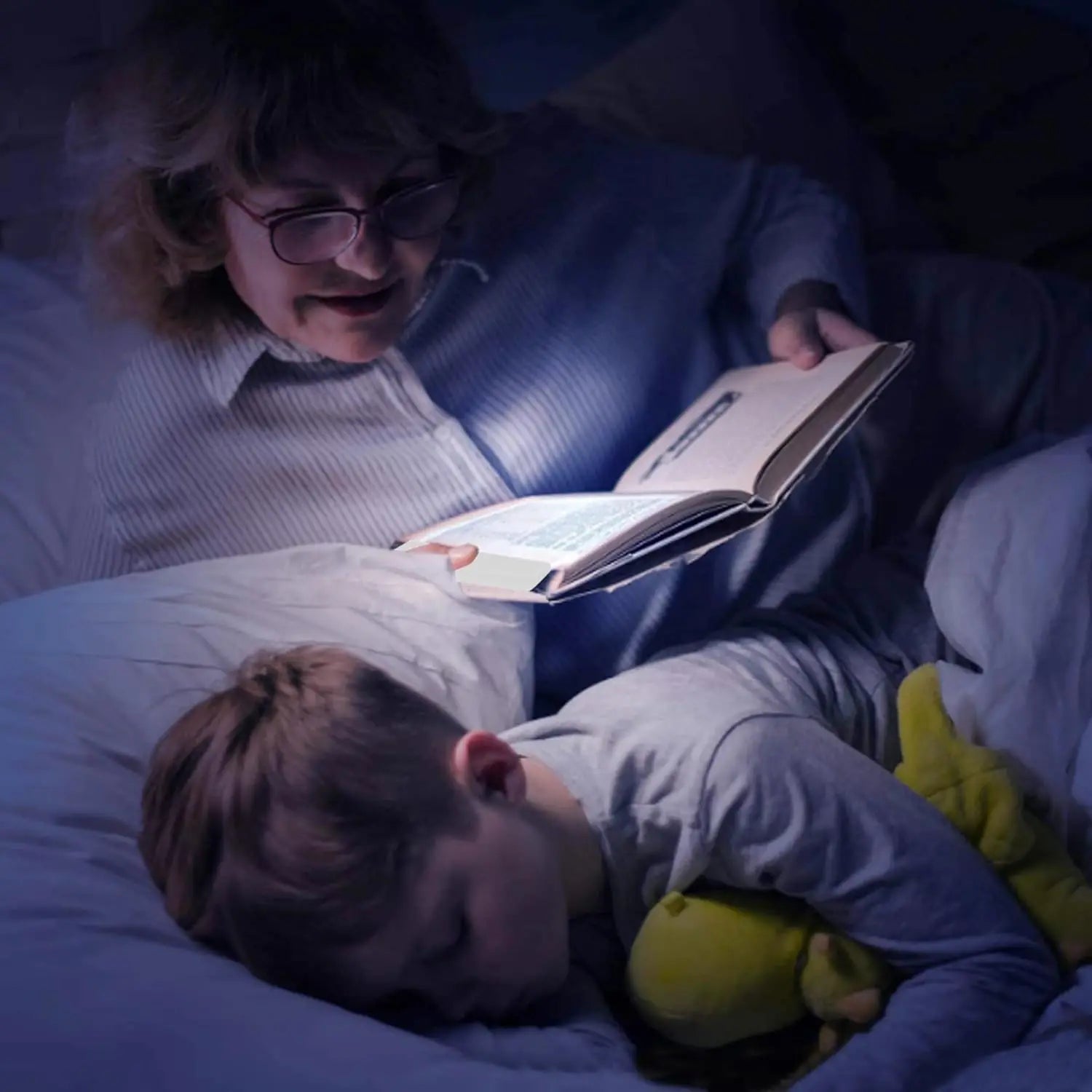 LED Buchlampe Wiederaufladbar - Ultradünne Leselampe für Bett - Kabellose Lesezeichen - Lampe für Nachtlesen - KelMix - Shop