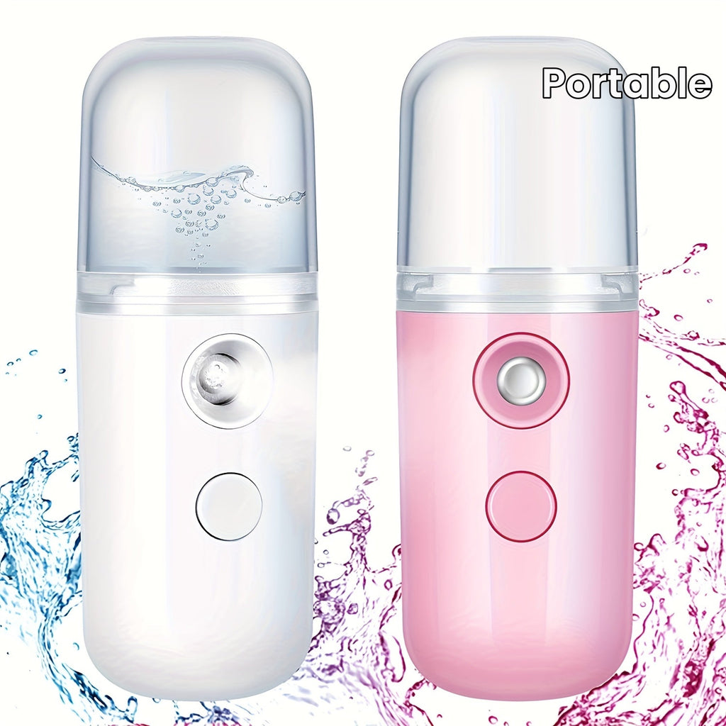 Nano Facial Mister 30ml – Tragbarer Mini Gesichtsdampfer – USB Aufladbar - KelMix