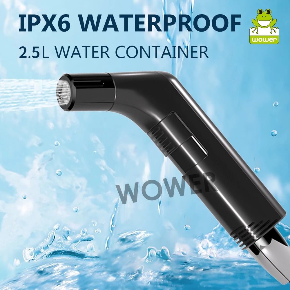 Tragbares elektrisches Bidet 2.5L – Wiederaufladbar, mobil, hygienisch – Für Reisen, Camping & unterwegs - KelMix