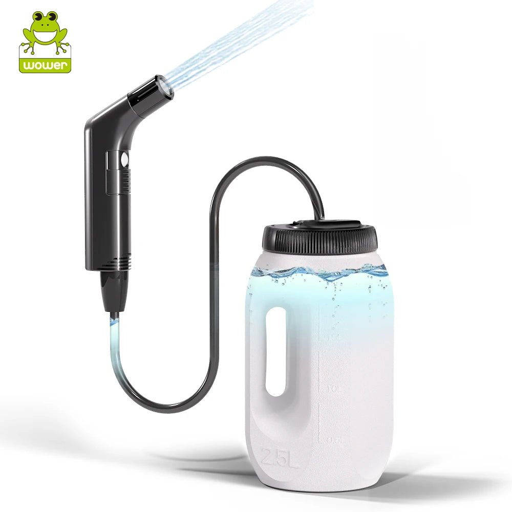 Tragbares elektrisches Bidet 2.5L – Wiederaufladbar, mobil, hygienisch – Für Reisen, Camping & unterwegs - KelMix